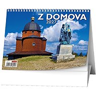 BALOUŠEK From Home 2027, 21×15cm - Desk Calendar