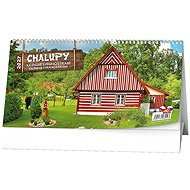 BALOUŠEK Cottages 2027, 30×15cm - Desk Calendar