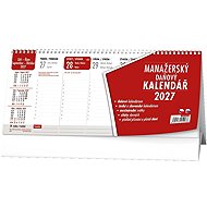 BALOUŠEK Executive 2027, 32 × 14cm - Desk Calendar