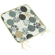 BELLATEX Seat cushion BERTA 34/605 smooth 40 × 40 cm, grey balls - Pillow Seat
