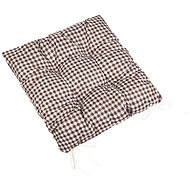 BELLATEX Seat cushion BERTA 41/608 quilted 40 × 40 cm, brown - Pillow Seat