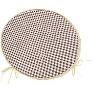 BELLATEX Seat BERTA 79/608 round smooth diameter 40 cm, brown - Pillow Seat