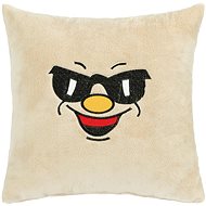 BELLATEX Mixed cushion 38 × 38 cm 6014/027 beige with embroidery - Pillow