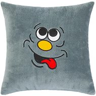 BELLATEX Mixed cushion 38 × 38 cm 6014/042 grey with embroidery - Pillow