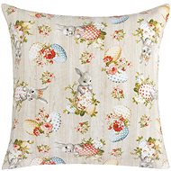 BELLATEX EMA cushion 45 × 45 cm 55/551 Easter eggs with bunny - Pillow