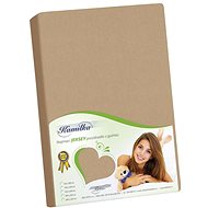 BELLATEX J7 Prostěradlo Jersey 180 × 200 cm, cappuccino - Bedsheet
