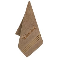 BELLATEX s. r. o. Terry towel 50×100 Line L/715 brown with embroidery Grandfather - Towel
