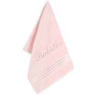 BELLATEX s. r. o. Terry towel 50×100 Linie L/719 pink with embroidery Grandma - Towel