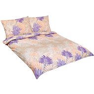 BELLATEX Linen cotton F 90 cm/721 purple fern 1 pcs 240 × 200 cm, 2 pcs 70 × 90 cm - Bed Linen