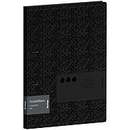 BERLINGO Double Black 2kroužkový, černý - Arch Folder