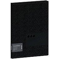 BERLINGO Double Black A4 katalogová kniha, 60 kapes, černá - Document Folder