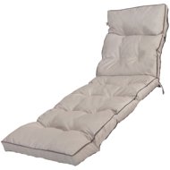 Blomster Quilted cushion for garden beach lounger - beige - Cushion