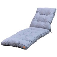 Blomster Quilted cushion for garden beach lounger - light grey - Cushion