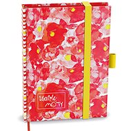 BALOUŠEK MOTY, B6, lamino, red - Planner