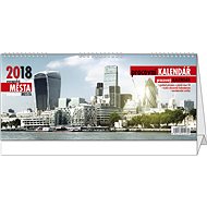 BALOUŠEK Working Calendar 2018 - European Cities - Desk Calendar