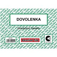 BALOUŠEK Holiday - Form