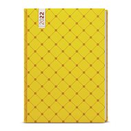 BALOUŠEK 2022 B6 Lamino Yellow - Daily Diary