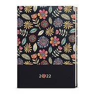 BALOUŠEK 2022 B6 Lamino Black - Daily Diary