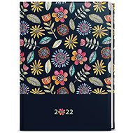 BALOUŠEK 2022 A5 Lamino Black - Daily Diary