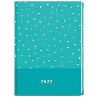 BALOUŠEK 2022 A5 Lamino Turquoise - Daily Diary