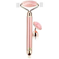 Face Massage Roller - Electric Rose Gold Quartz - Massage Device