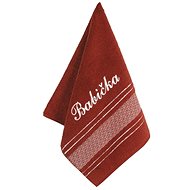 BELLATEX s. r. o. Terry towel 50 × 100 mosaic 123/051 with embroidery Grandma - Towel