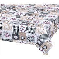 BELLATEX s.r.o. Ubrus DITA 408 120 × 200cm patchwork love - Tablecloth