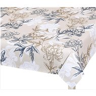 BELLATEX s.r.o. Ubrus DITA 409 120 × 160cm šedobéžový květ - Tablecloth