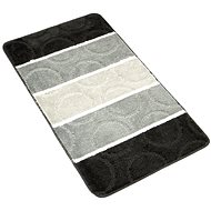 BELLATEX s. r. o. Bath. bath mat-AVANGARD 60 × 100 700/892 black and grey rounds - Bath Mat