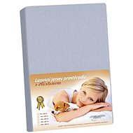 BELLATEX s. r. o. KL8: Jersey with elastane sheet 100×200 342 light grey - Bedsheet