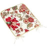 BELLATEX Seat cushion EMA 34/559 smooth 40 × 40 cm, Flower - Pillow Seat
