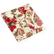 BELLATEX Seat cushion EMA 41/559 quilted 40 × 40 cm, Flower - Pillow Seat