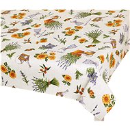 Bellatex EMA 561, 100 × 100 cm, levendula és kanna - Asztalterítő