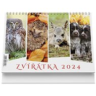 Vikpap Desk calendar - Animals 2024 - Desk Calendar