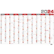 Baloušek Print Wall calendar B1 - red 2024 - Wall Calendar