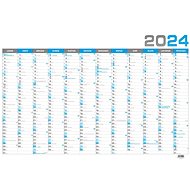 Baloušek Print Wall calendar B1 - blue 2024 - Wall Calendar