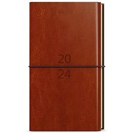 Baloušek Print Weekly diary - Jakub - Dueto - diary+block - brown - 2024 - Planner