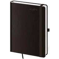Helmet Daily Diary A5 - Double Black with pen loop 2024 - Planner