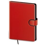 Helmet Daily Diary A5 - Flip - red/black 2024 - Planner