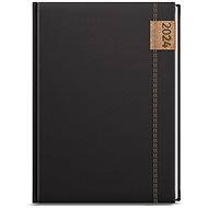 Baloušek Print Diary - David - denim - A5 - black - 2024 - Planner