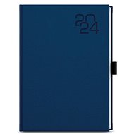 Baloušek Print Diary - David - Fabric - A5 - blue - 2024 - Planner