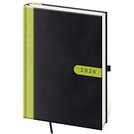 Helmet Weekly Diary A5 - Bora - black/green 2024 - Planner