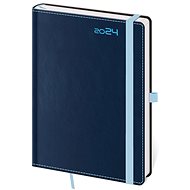 Helmet Weekly Diary A5 - Double Blue with pen loop 2024 - Planner