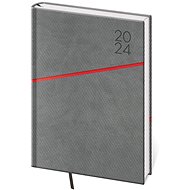 Helmet Weekly Diary A5 - Grife - grey/red 2024 - Planner