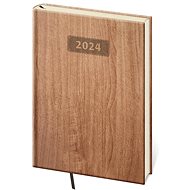 Helmet Weekly Diary A5 - Wood - light brown 2024 - Planner