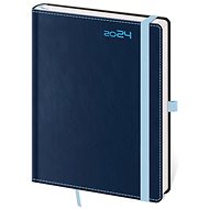 Helmet Weekly Diary B6 - Double Blue with pen loop 2024 - Planner