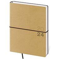Helmet Weekly Diary B6 Flexio - light brown with rubber band 2024 - Planner