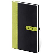 Helmet Weekly Pocket Diary - Bora - black/green 2024 - Planner