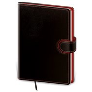 Helmet Weekly Pocket Diary - Flip - black/red 2024 - Planner