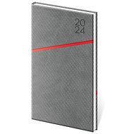 Helmet Weekly Pocket Diary - Grife - grey/red 2024 - Planner